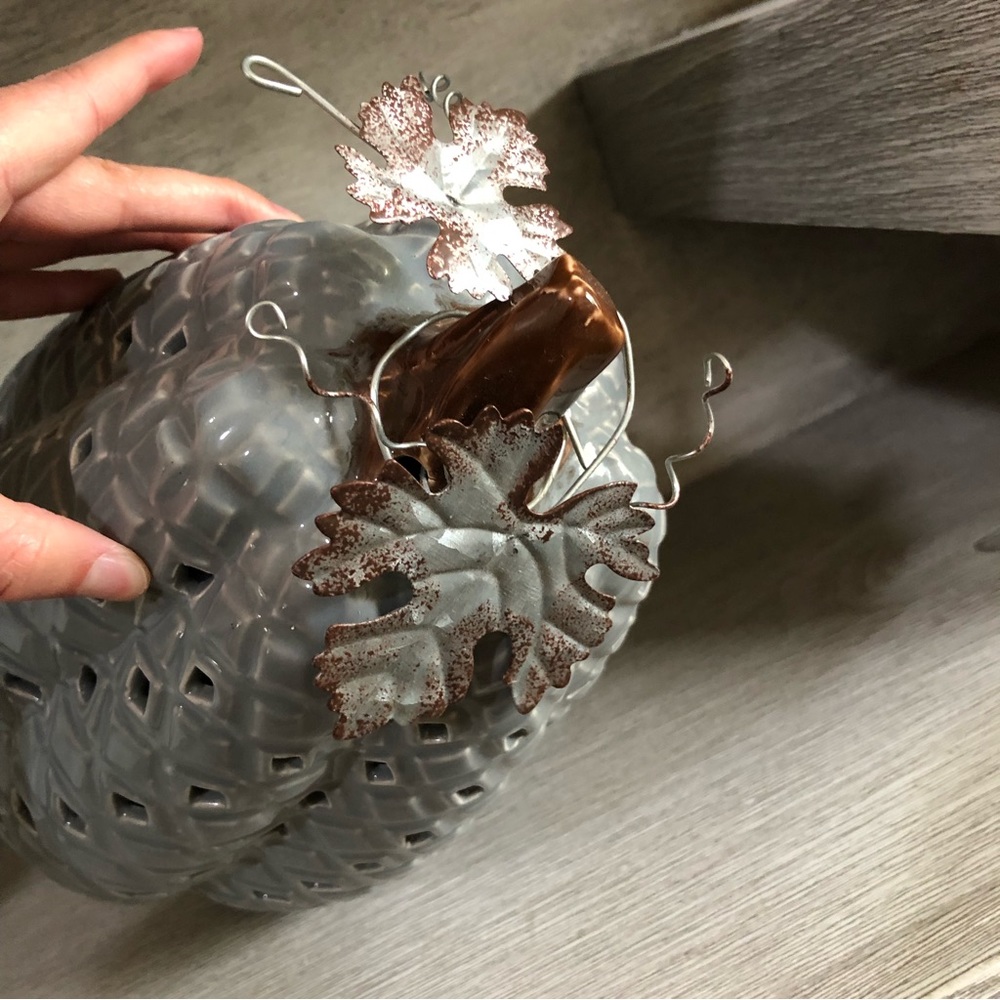 Light up ceramic Squash - Picture 2 of 3